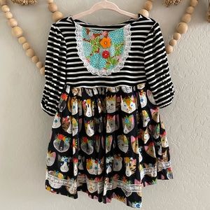 Handmade Half Sleeve Cat Dress
